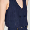 Top estilo chaleco sastre