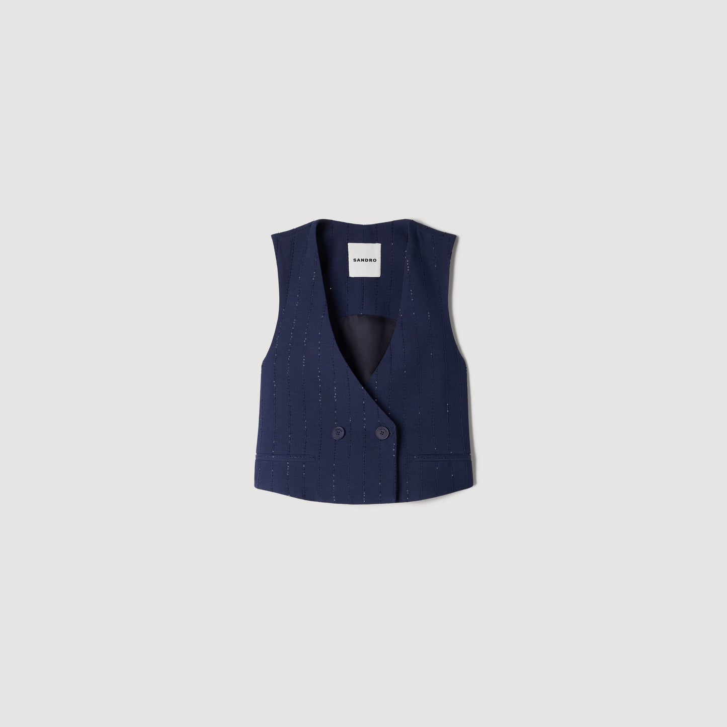Top estilo chaleco sastre