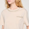 Camiseta con detalles de strass