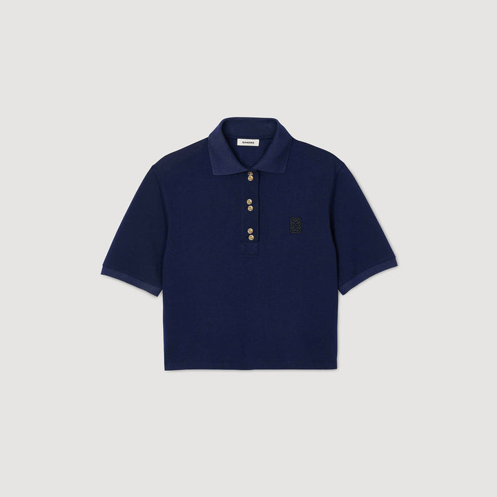 Polo con botones de fantasía