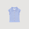 Camiseta fruncida a rayas