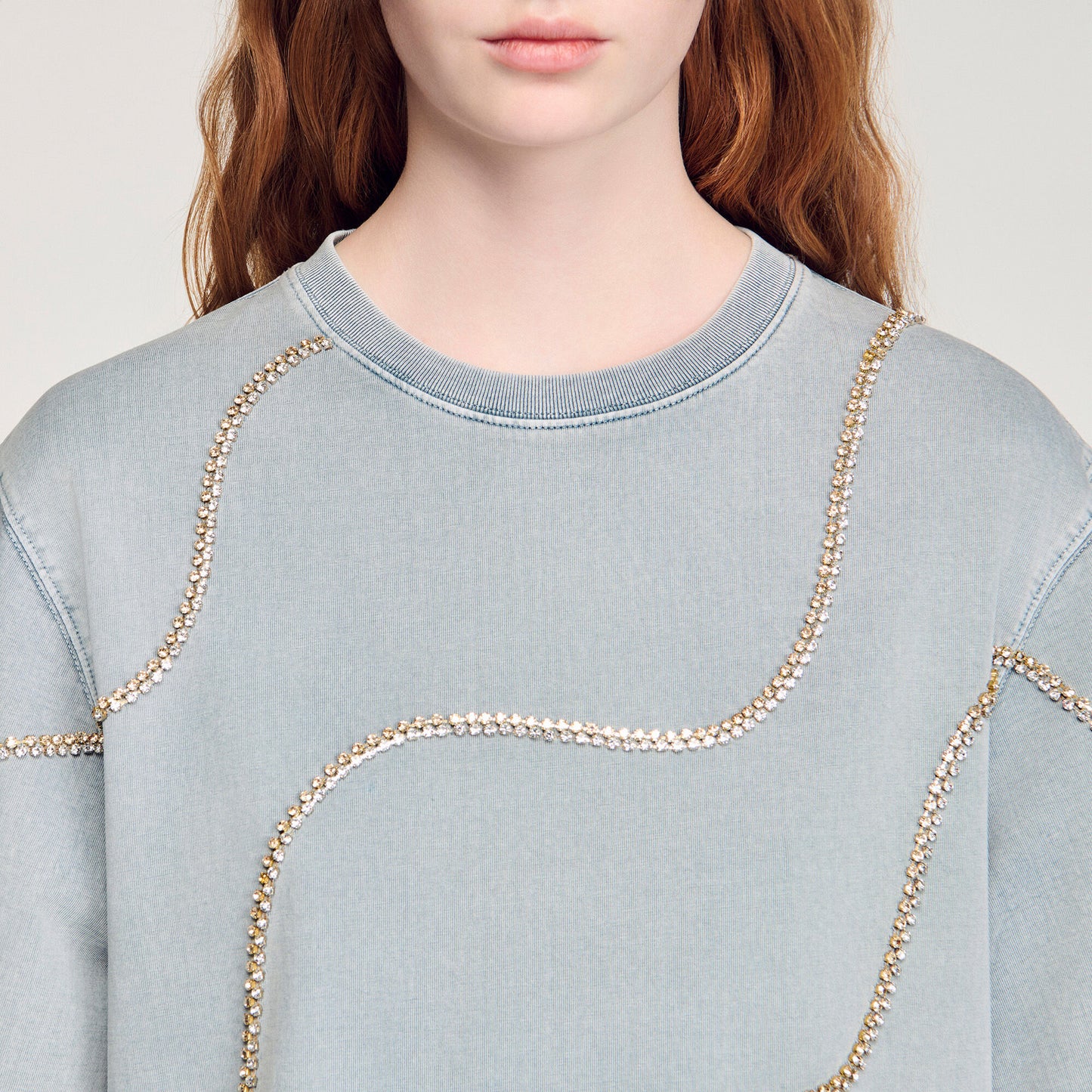 Camiseta con strass