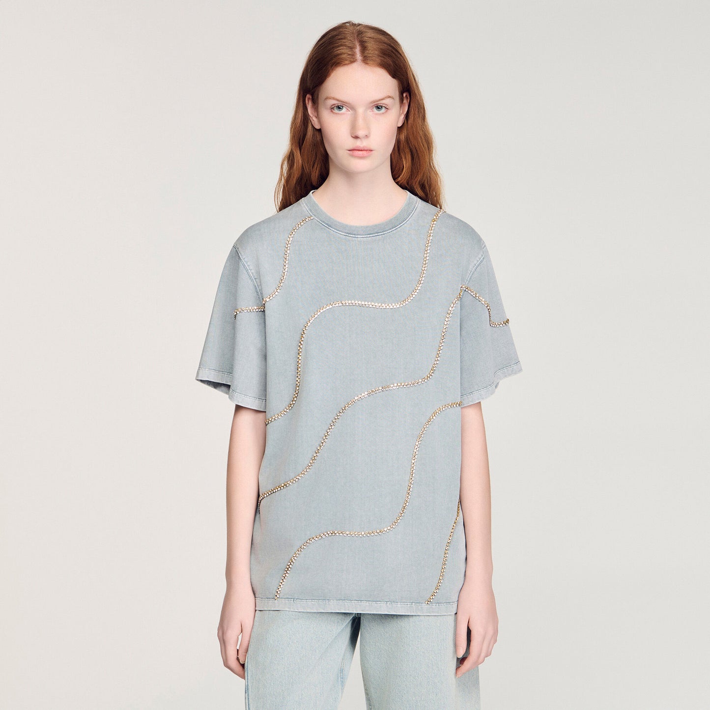 Camiseta con strass