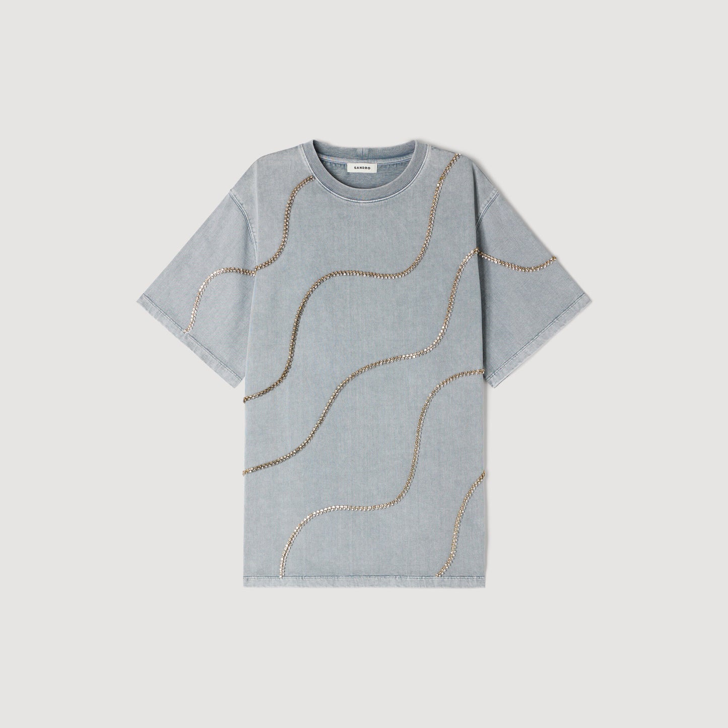Camiseta con strass