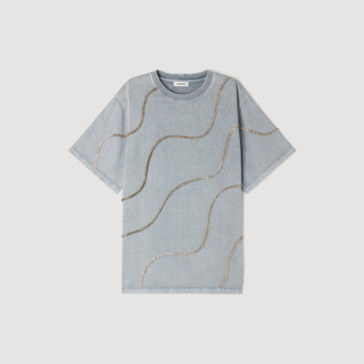 Camiseta con strass