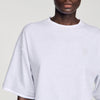 Camiseta algodón con logo bordado