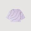 Camiseta corta con strass