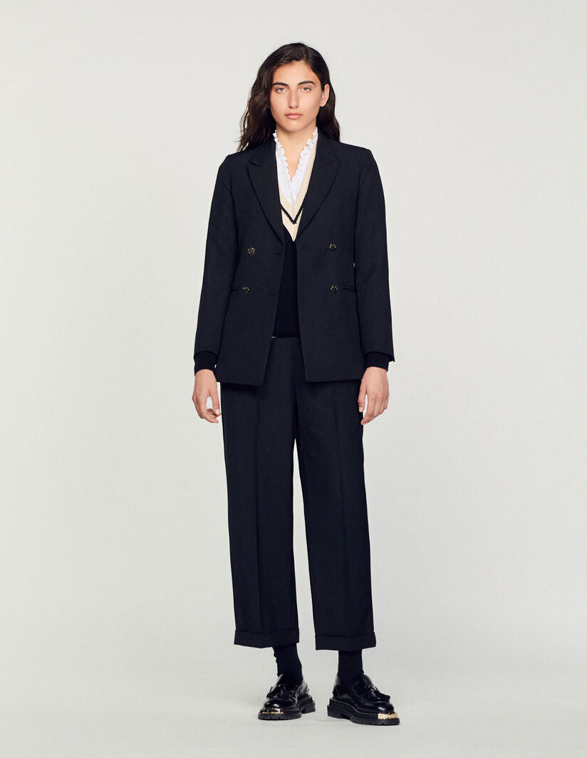 Chaqueta de sastre con doble botonadura