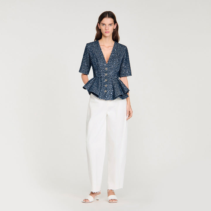 Chaqueta con lentejuelas