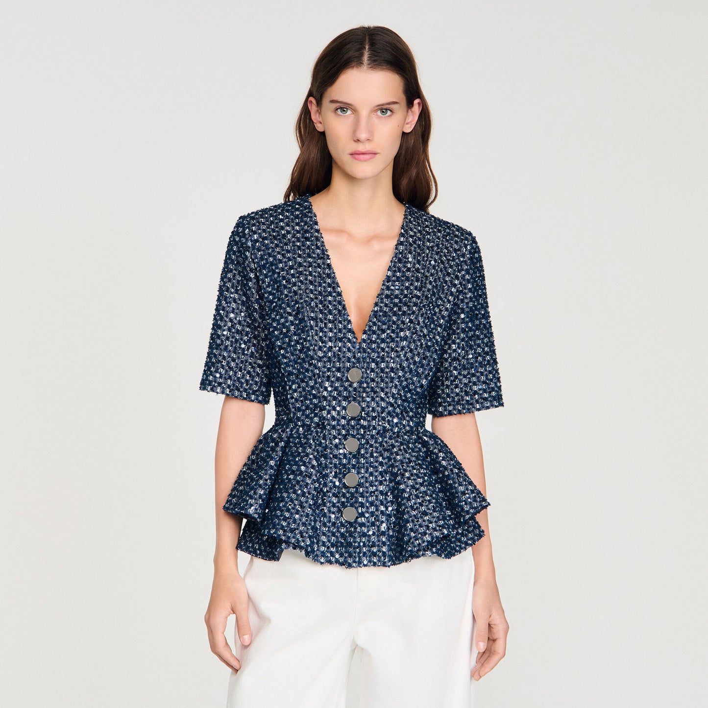 Chaqueta con lentejuelas