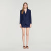 Chaqueta sastre rayas lentejuelas