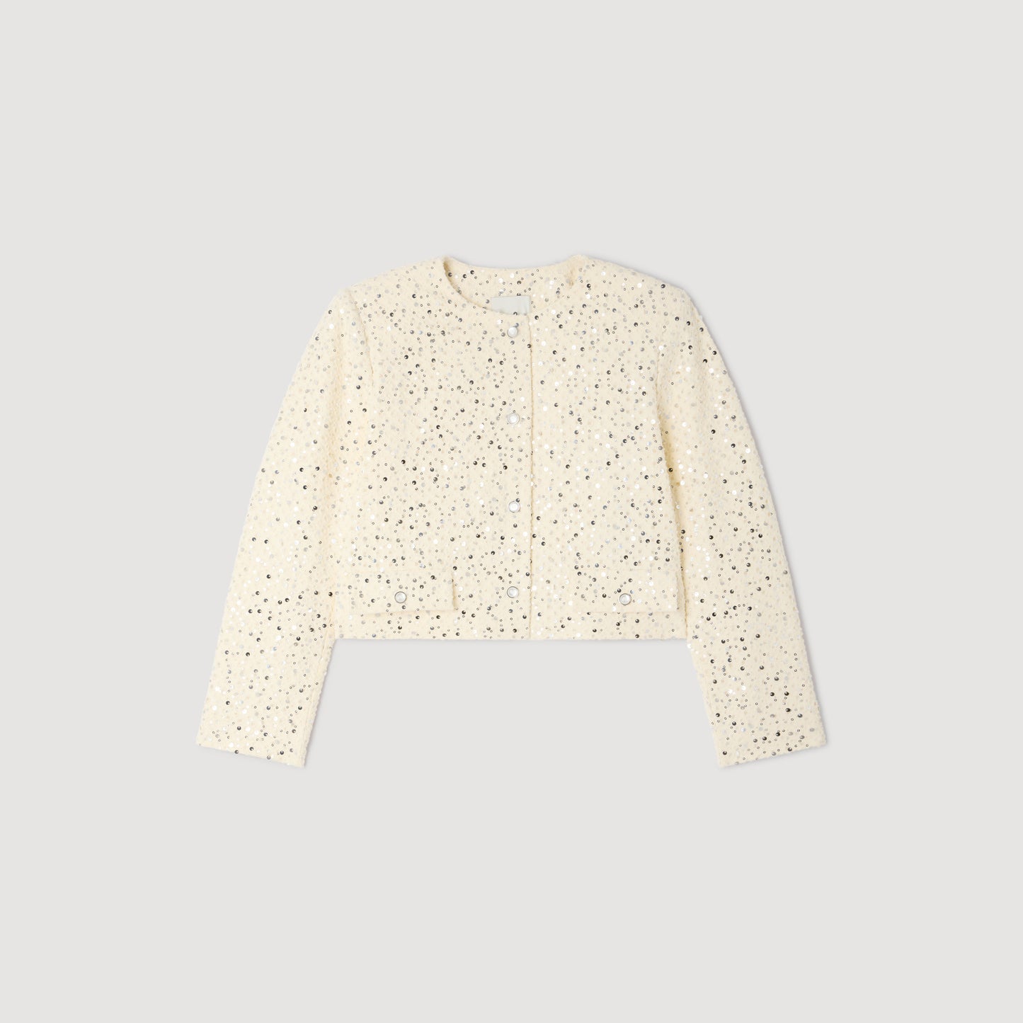 Chaqueta corta de lentejuelas