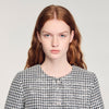 Chaqueta corta tweed pata de gallo