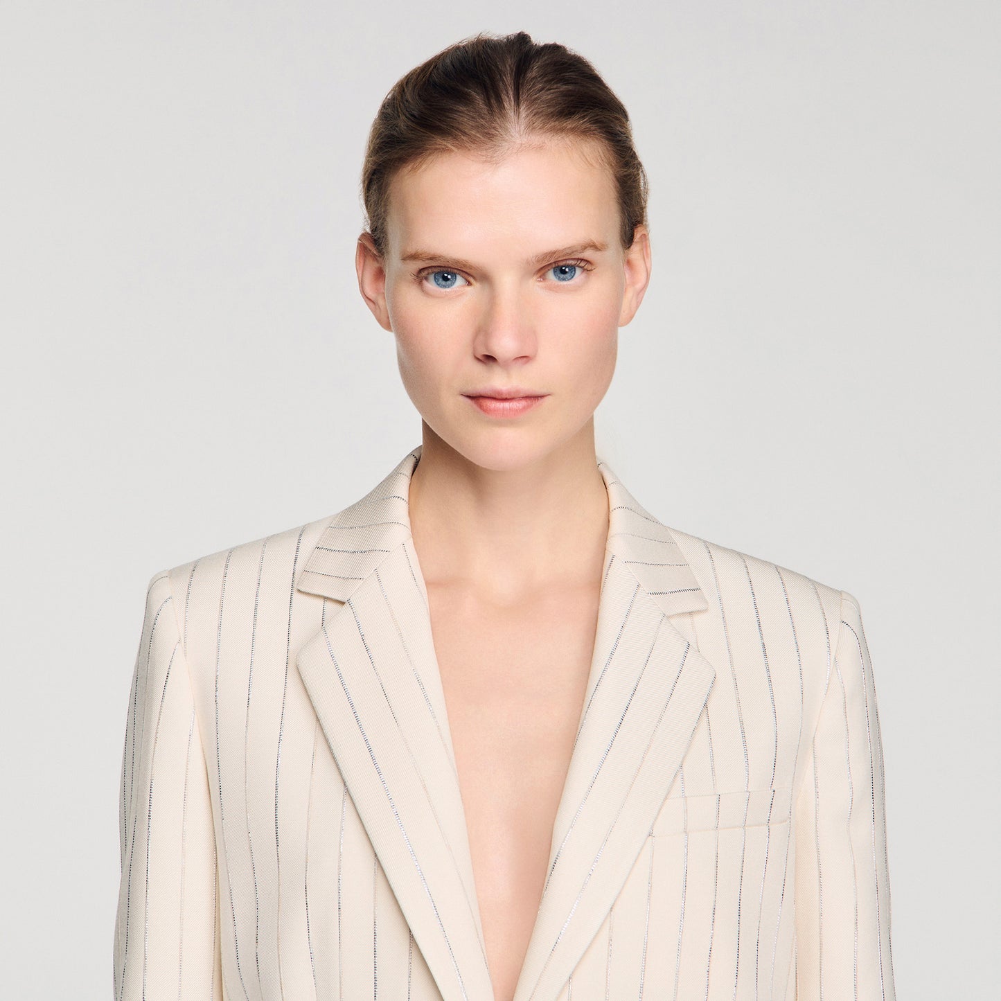 Chaqueta sastre de rayas