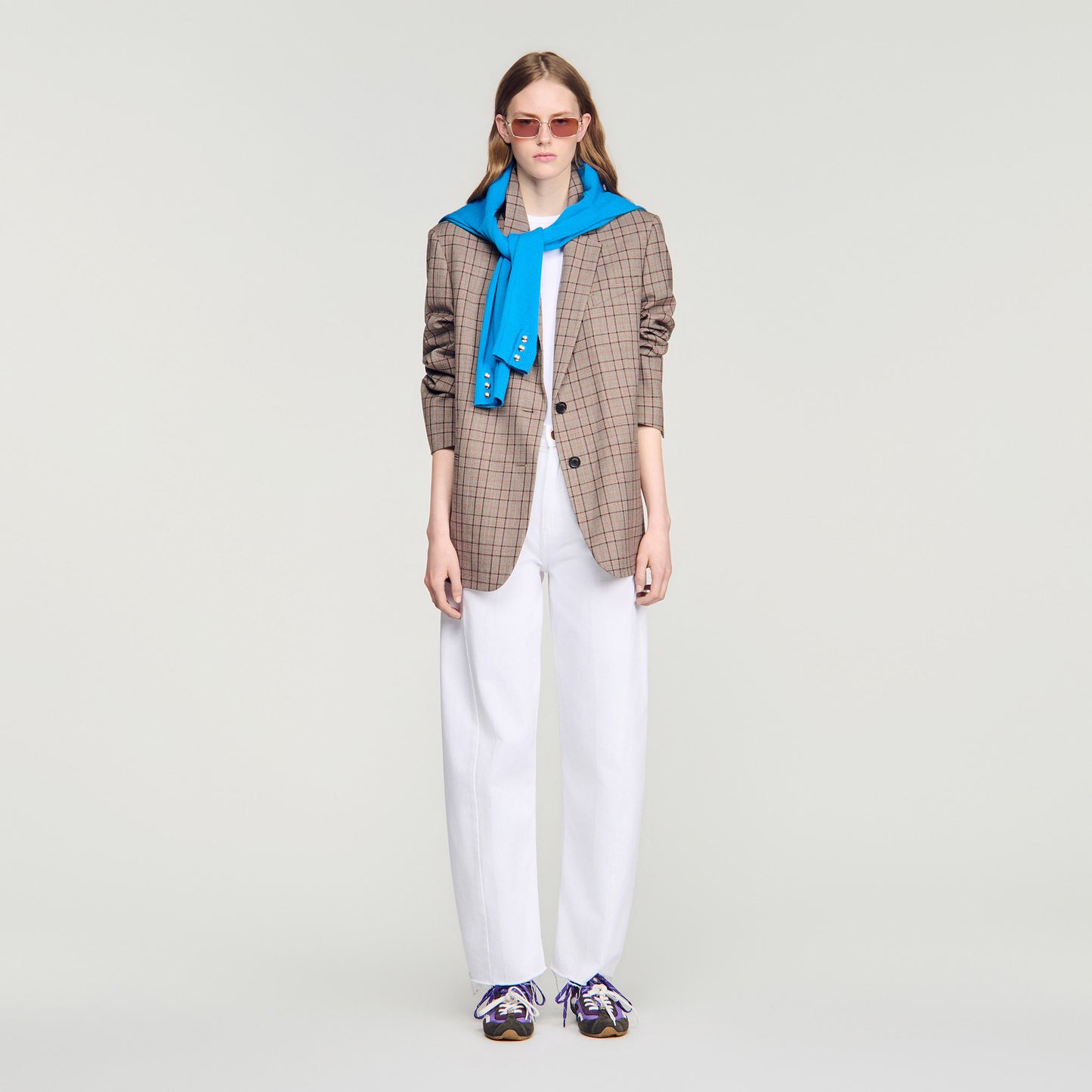 Chaqueta sastre de cuadros