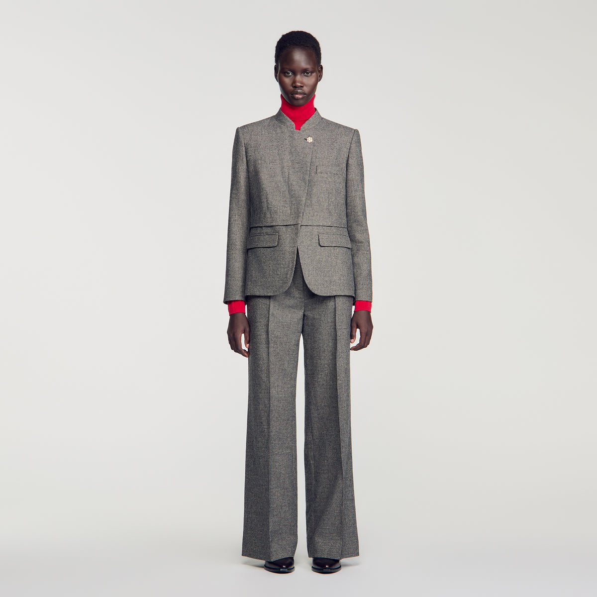 Blazer de sastrería de pata de gallo