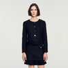Chaqueta de tweed 2 en 1