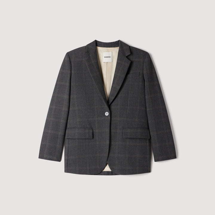 Chaqueta sastre de cuadros