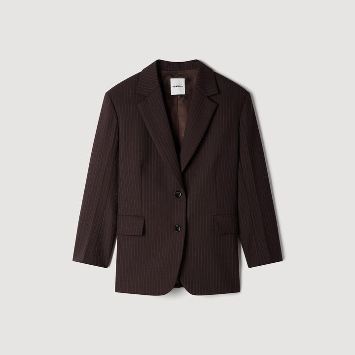 Chaqueta sastre de rayas