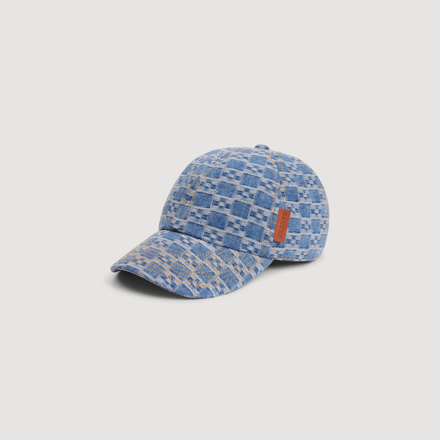 Gorra vaquera estampado cruces