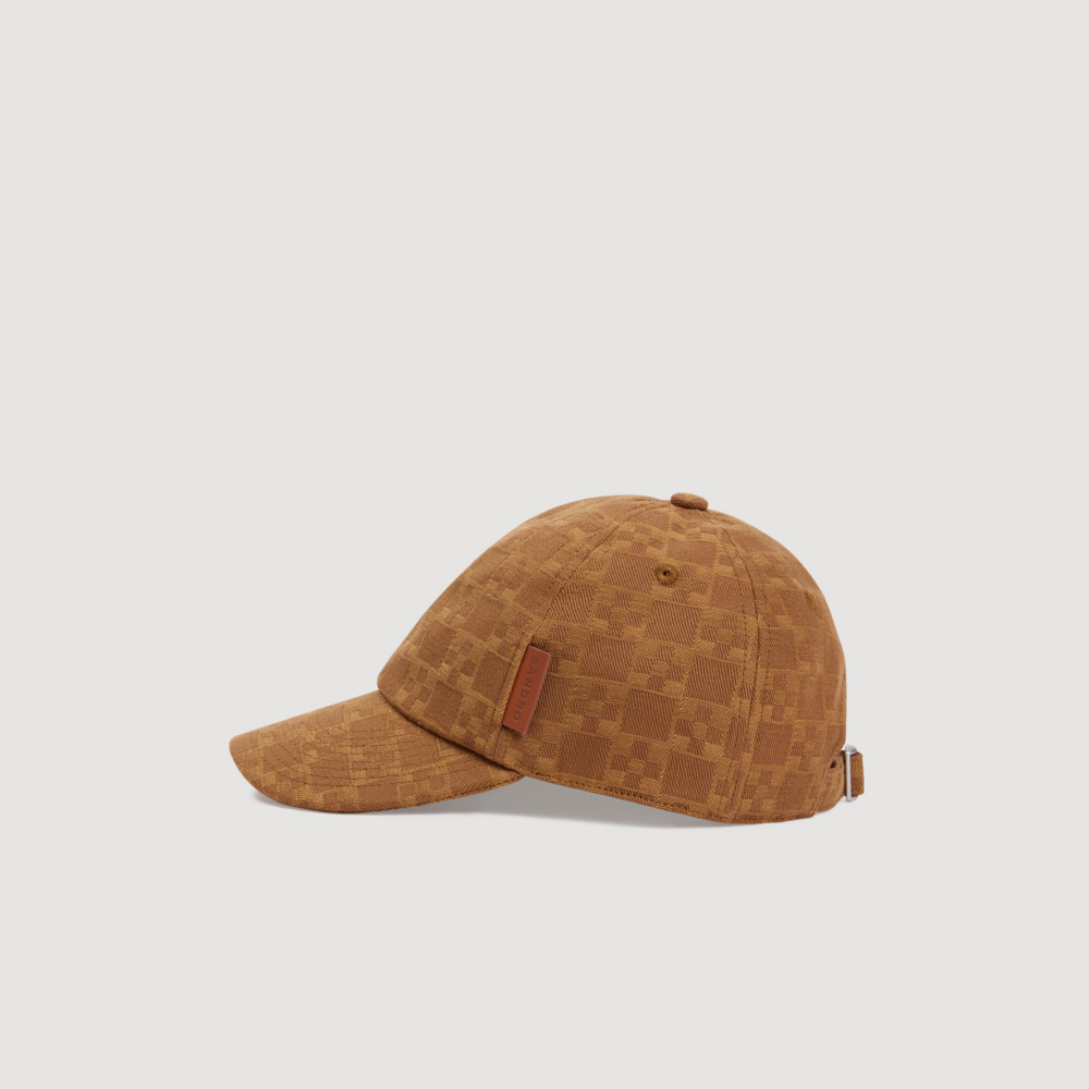 Gorra vaquera estampado cruces