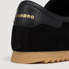 Zapatillas bajas de cuero y ante