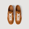 Zapatillas bajas de cuero y ante