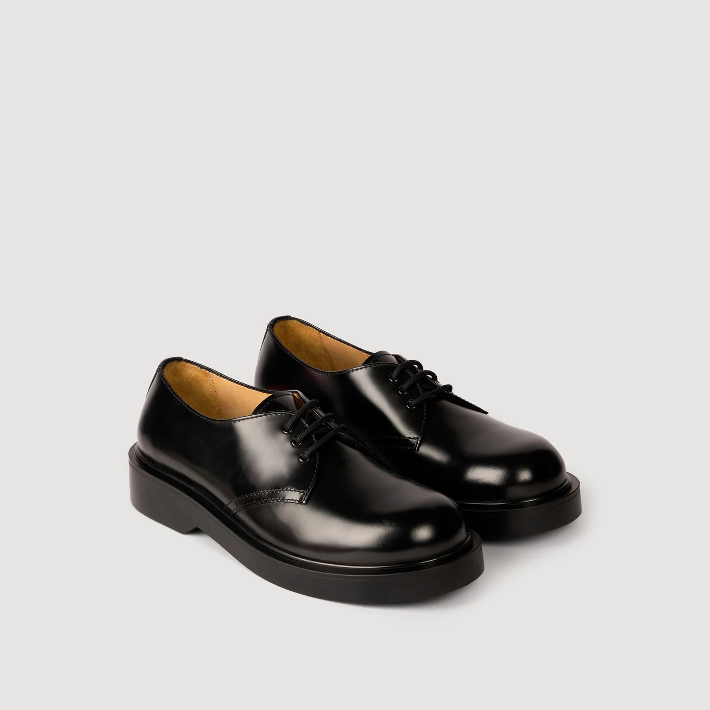 Zapatos derby de charol