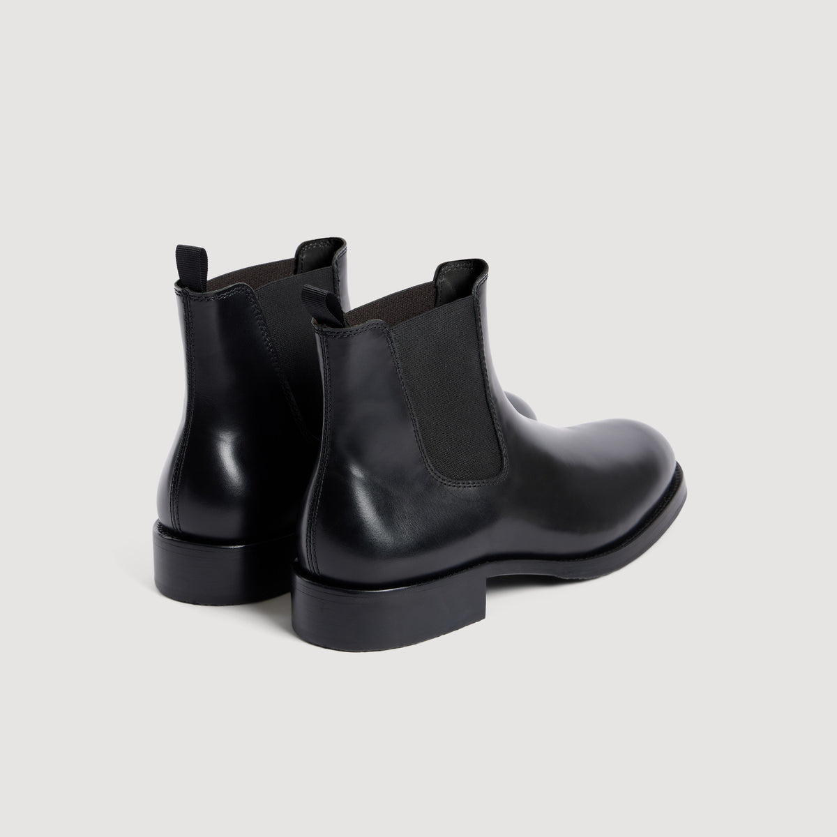 Botines Chelsea de piel lisa
