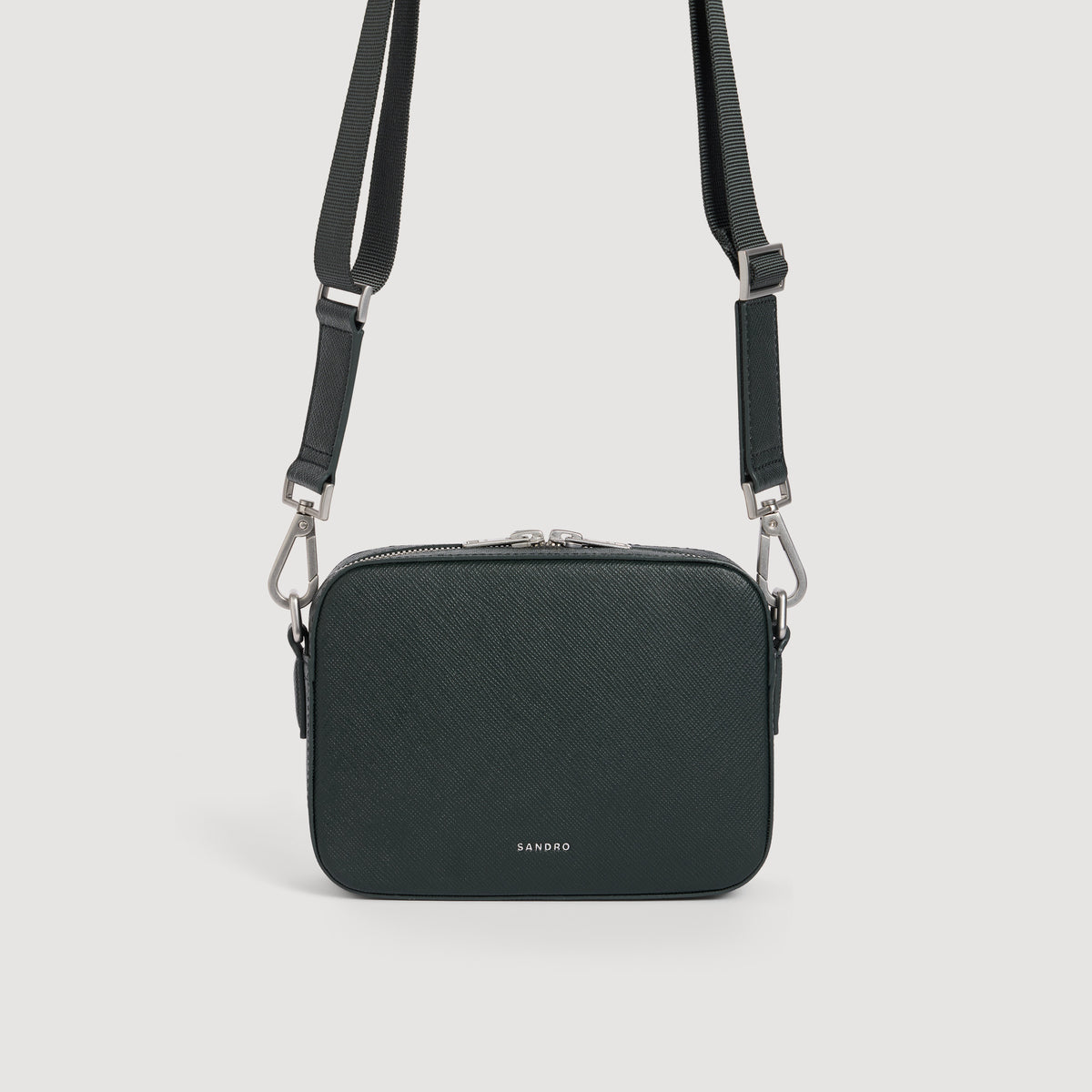 Bolso pequeño piel regenerada logo