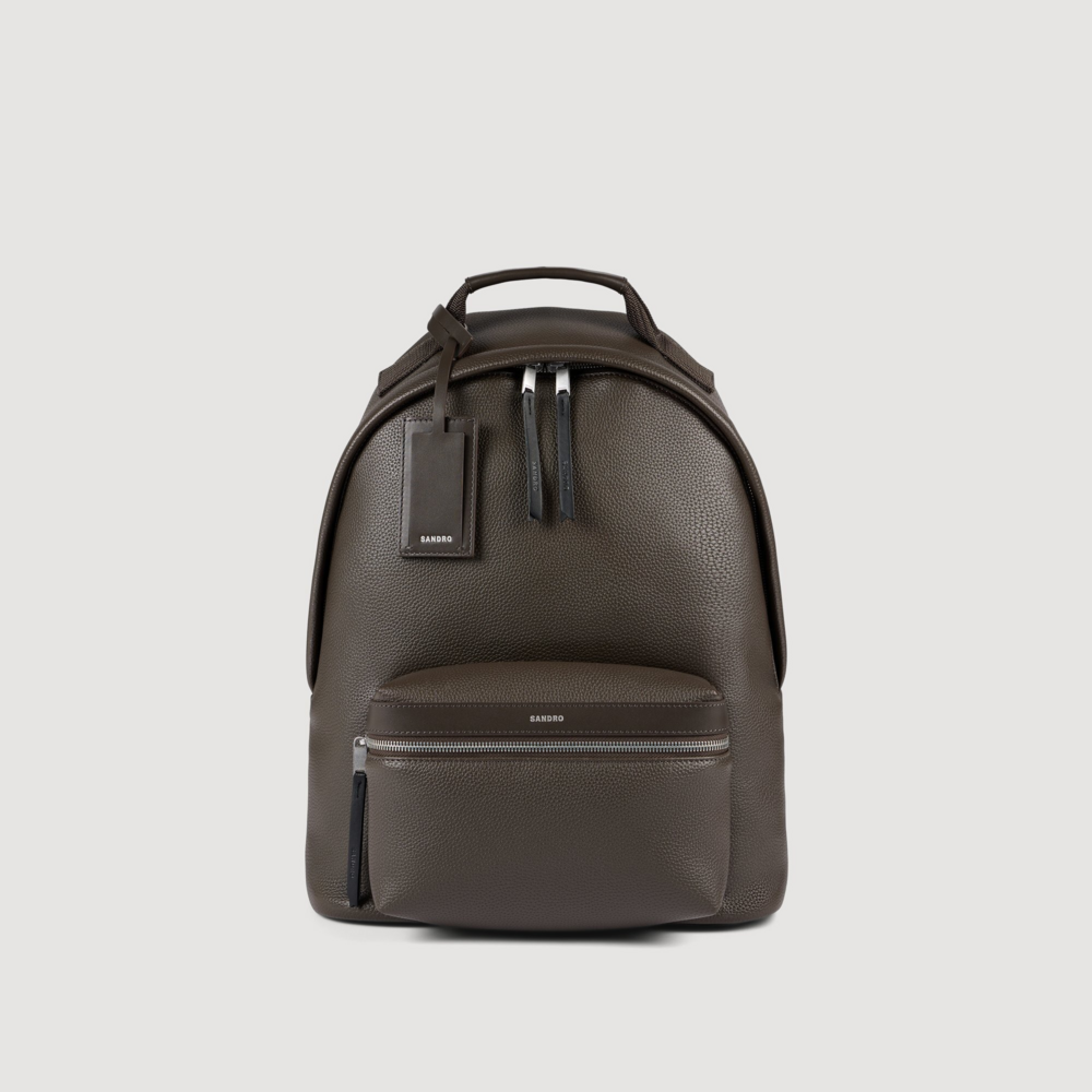 Mochila de tela revestida