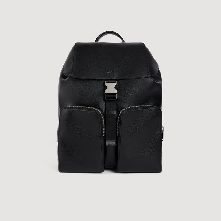 Mochila de cuero regenerado