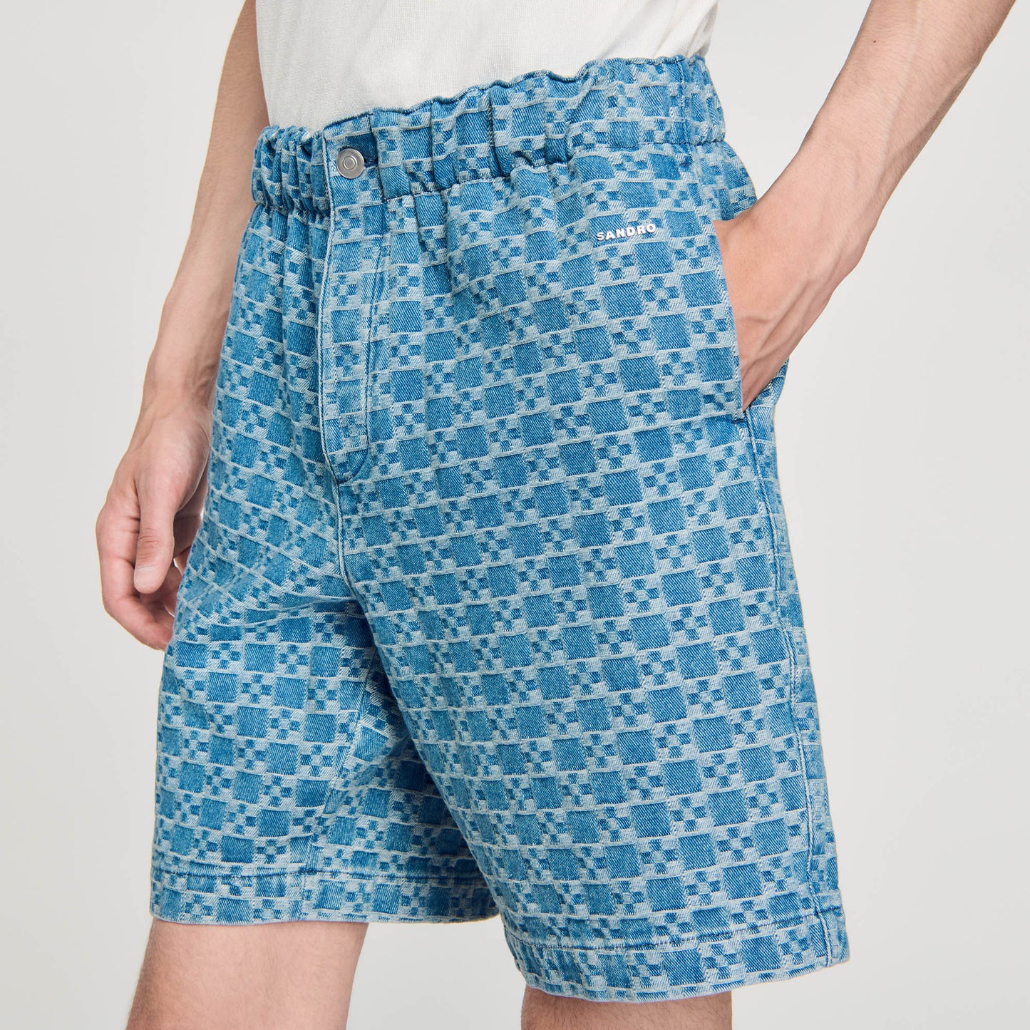 Bermudas denim Square Cross