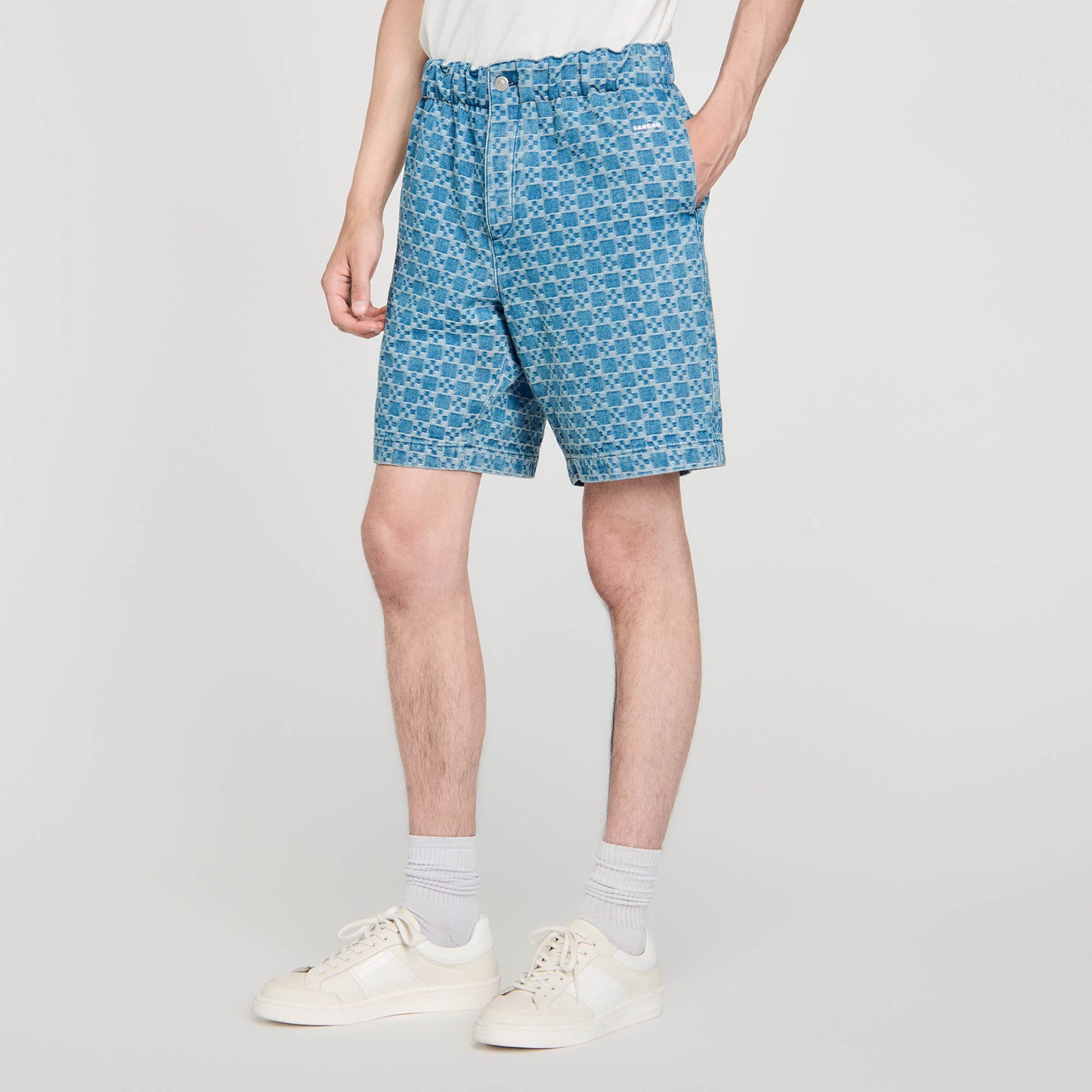 Bermudas denim Square Cross