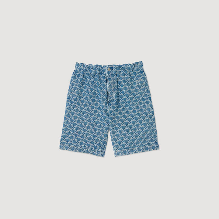 Bermudas denim Square Cross