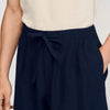 Short de lino con cintura elástica