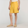 Short de lino con cintura elástica