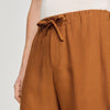Short de lino con cintura elástica