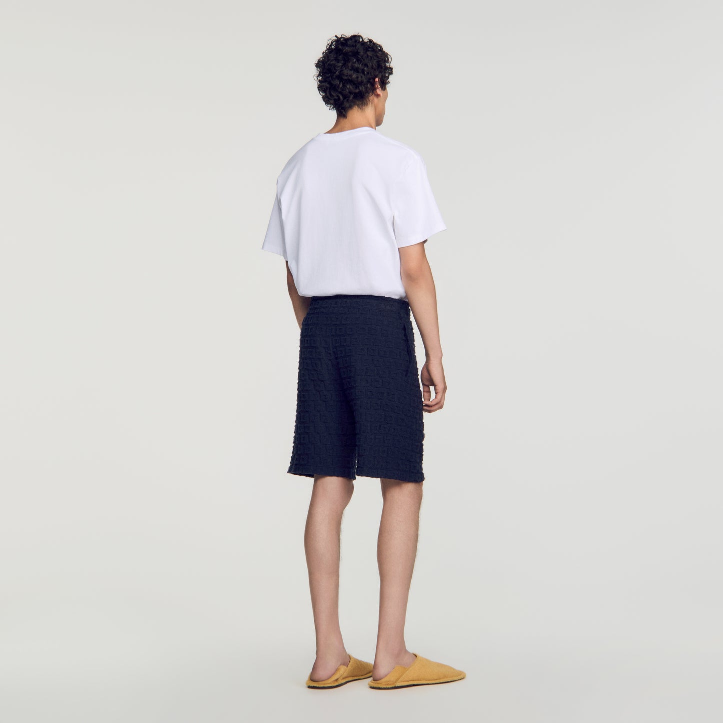 Pantalón corto de rizo