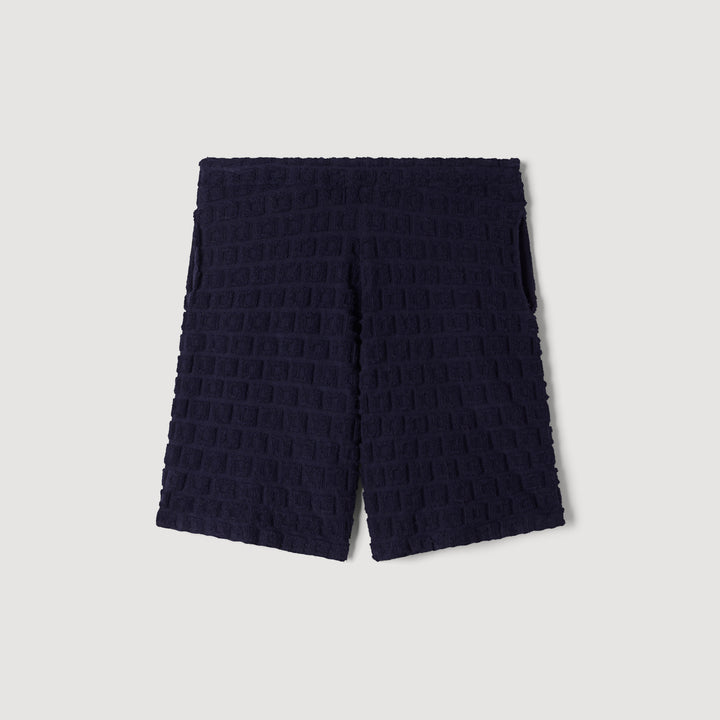 Pantalón corto de rizo