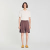 Short con motivo Square Cross