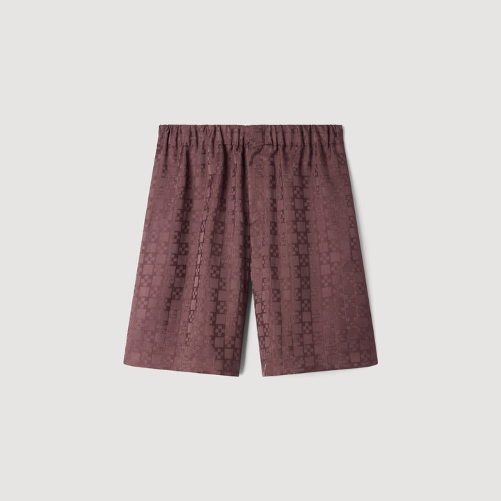 Short con motivo Square Cross