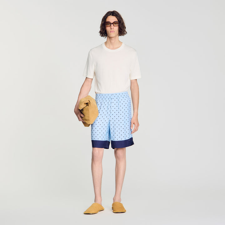 Short con motivo Square Cross