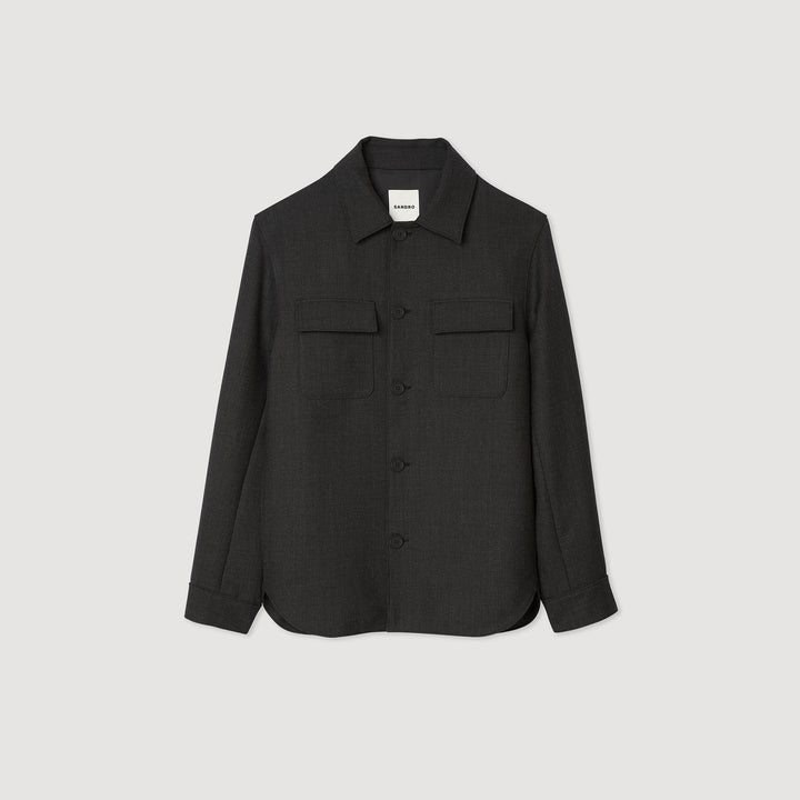 Sobrecamisa de lana