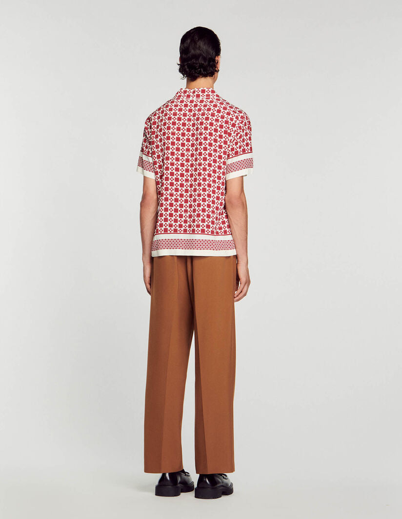 Camisa Square Cross de manga corta