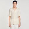 Camisa con cuello italiano