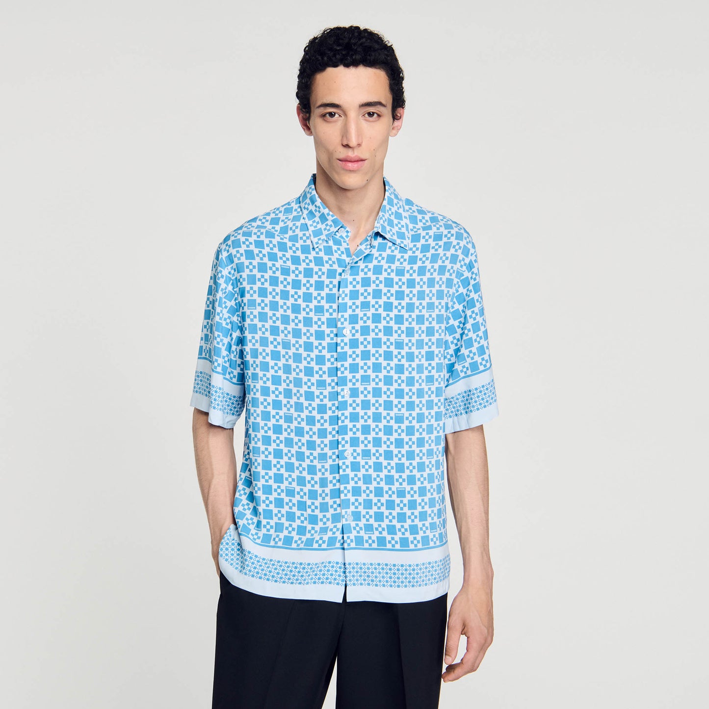 Camisa fluida Square Cross