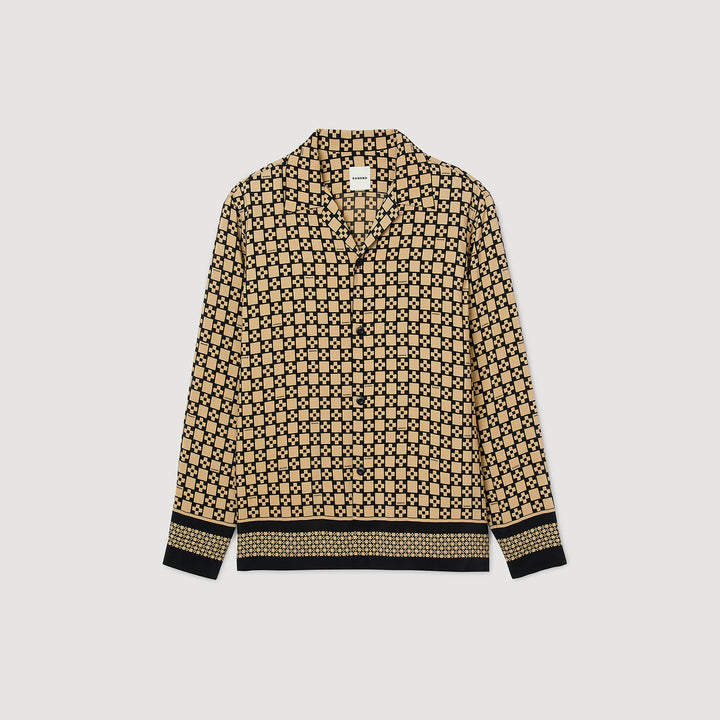 Camisa fluida estampada