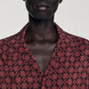 Camisa fluida estampada