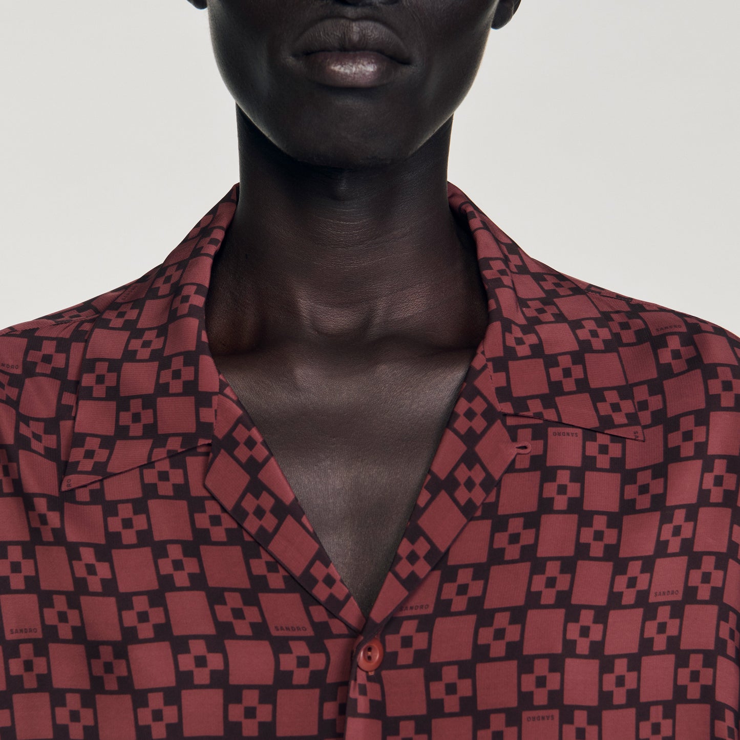 Camisa fluida estampada
